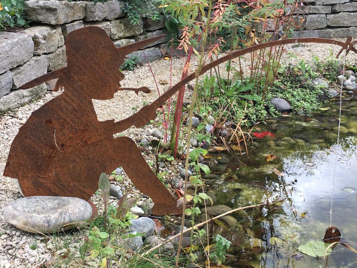 Ferienhaus Mit Naturgarten Dachsen Luaran gambar