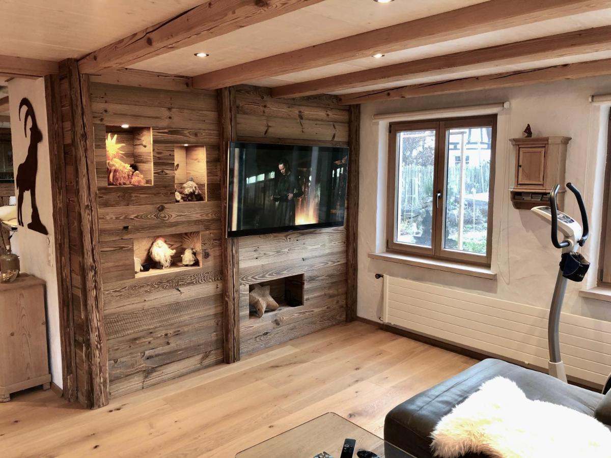 Ferienhaus Mit Naturgarten Dachsen Luaran gambar